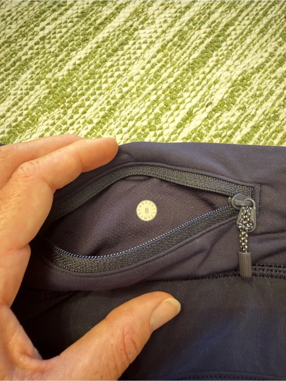 lululemon athletica Navy speed up low rise 2.5 shorts